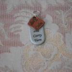Keep Calm And Carry Yarn Key Fob